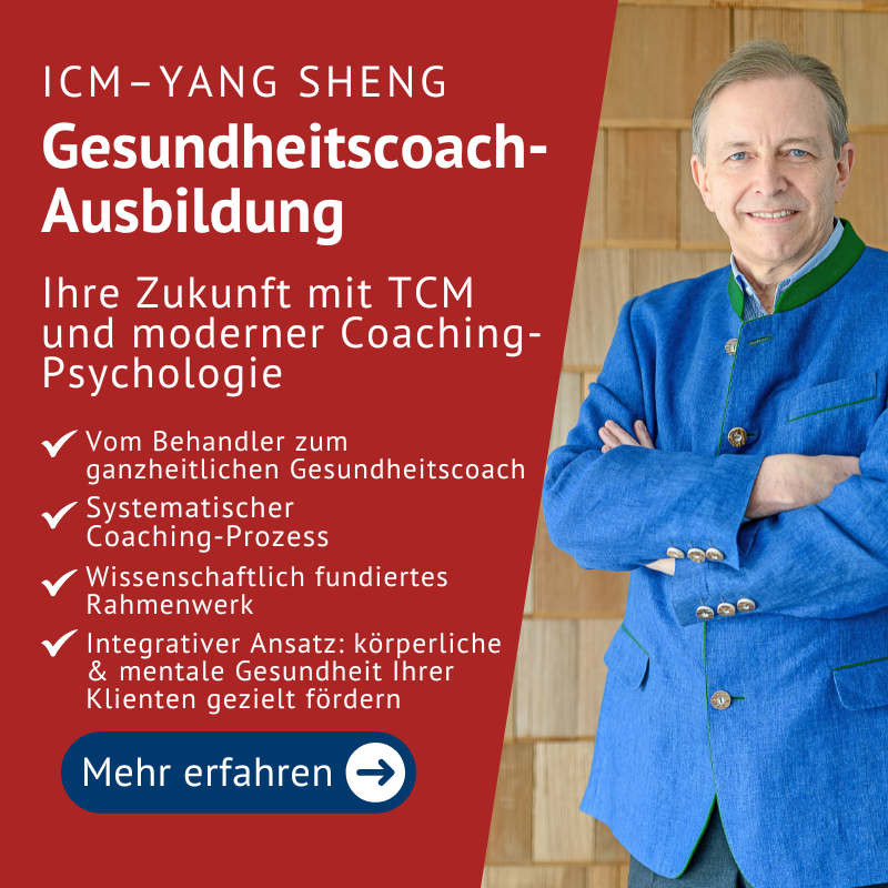 Anzeige Yang Sheng Gesundheitscoach Ausbildung